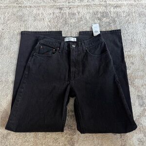 Abercrombie & Fitch Black Relaxed Jeans